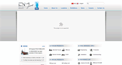 Desktop Screenshot of dma-marine.com